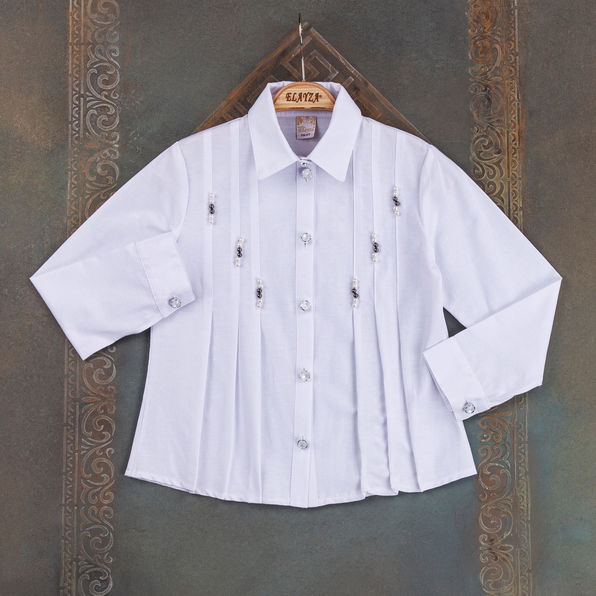 5-8 YAŞ KIZ ÇOCUK OKUL GÖMLEĞİ