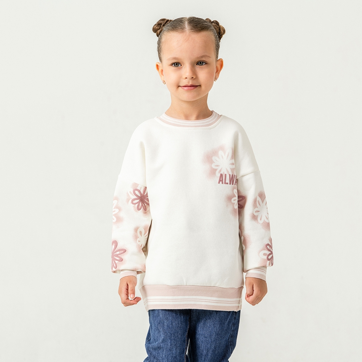 5-8 yaş kız sweat 3ip