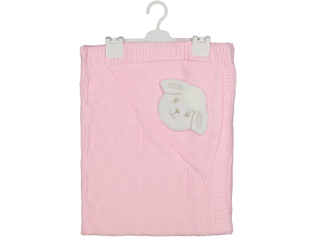 80X90 CM ASKILI TRİKO KUZULU SADE ŞAPKALI BATTANİYE