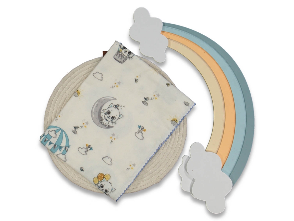 80X90 CM POŞETLİ PAZEN KARIŞIK DESEN BATTANİYE