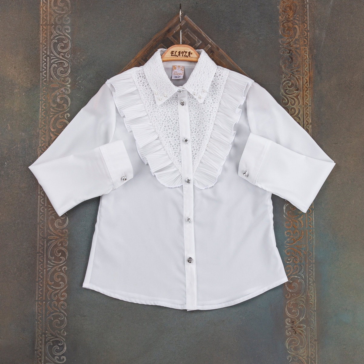 9-12 YAŞ KIZ ÇOCUK OKUL GÖMLEĞİ