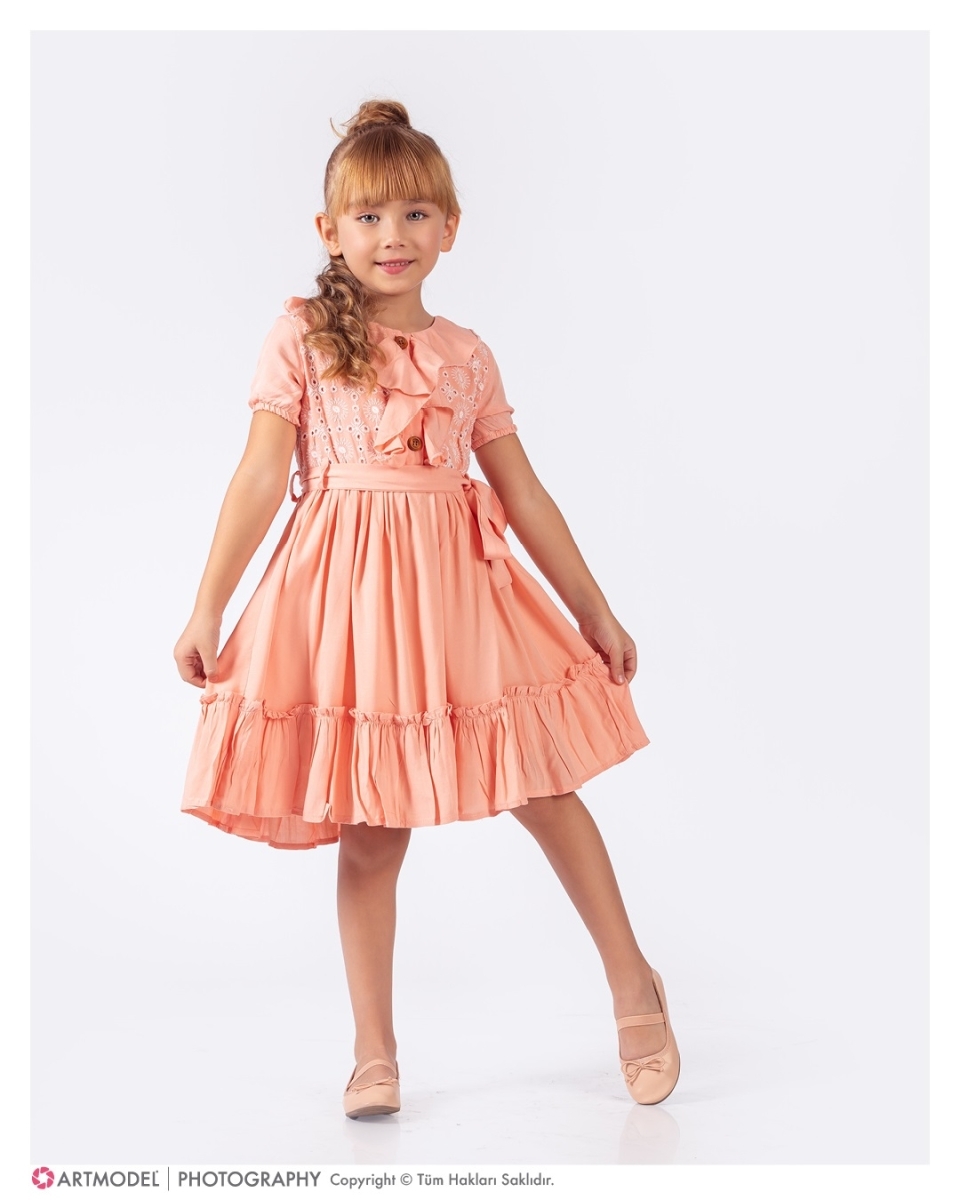 9-12 YAŞ YAZLIK KIZ ÇOCUK ELBİSE