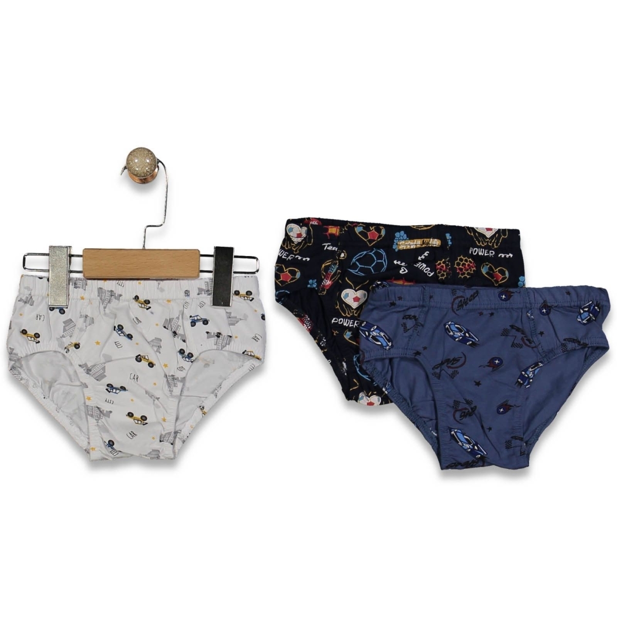 ADNKİDS 8900/7-ERKEK 6/7  YAŞ KARIŞIK DESENLİ SLİP KİLOT