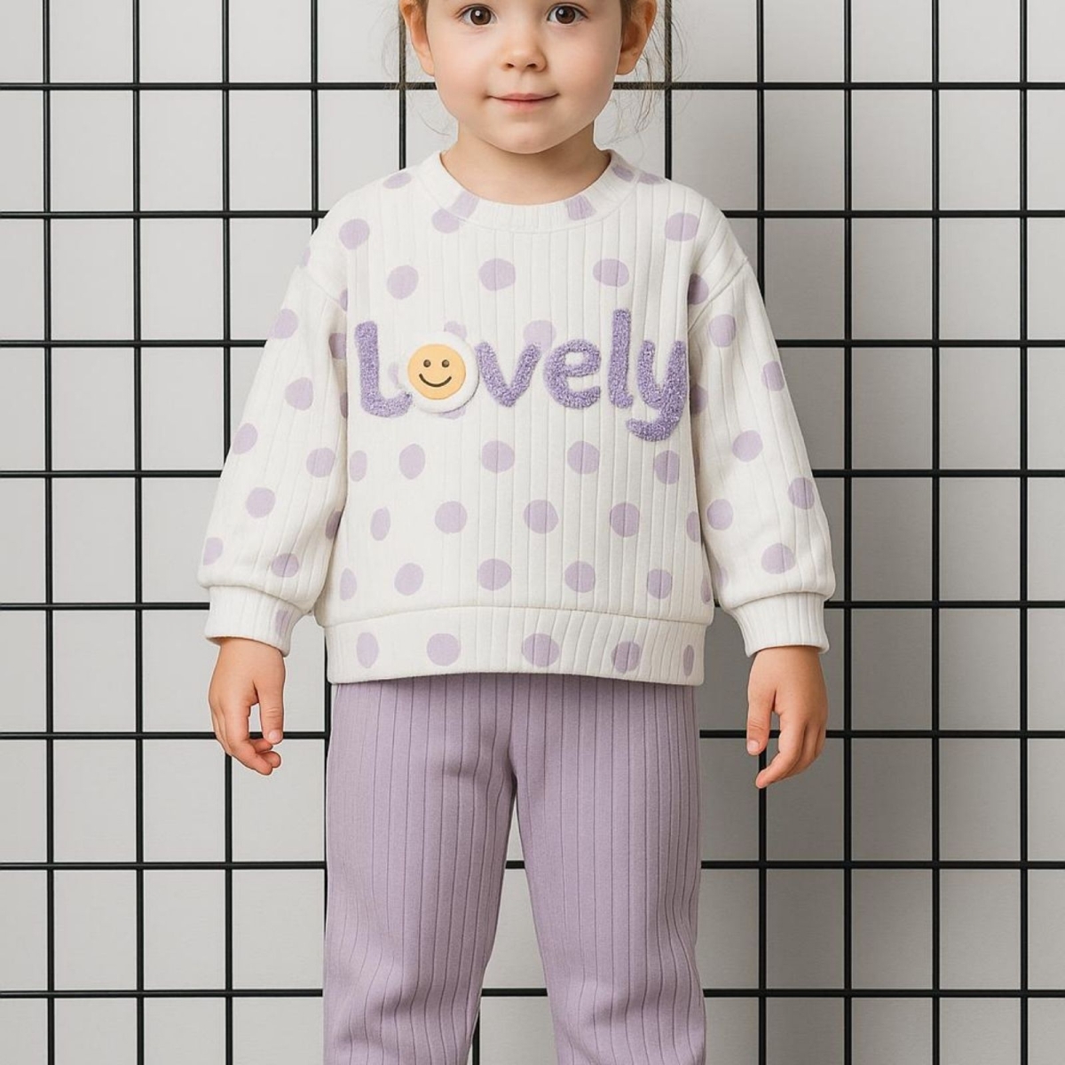 ANILÇO BEBE 064-KIZ 6/12 AY LOVELY 2 Lİ TAKIM