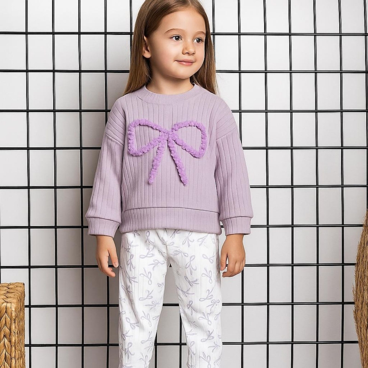 ANILÇO BEBE 067-KIZ 6/12 AY FİYONKLU 2 Lİ TAKIM