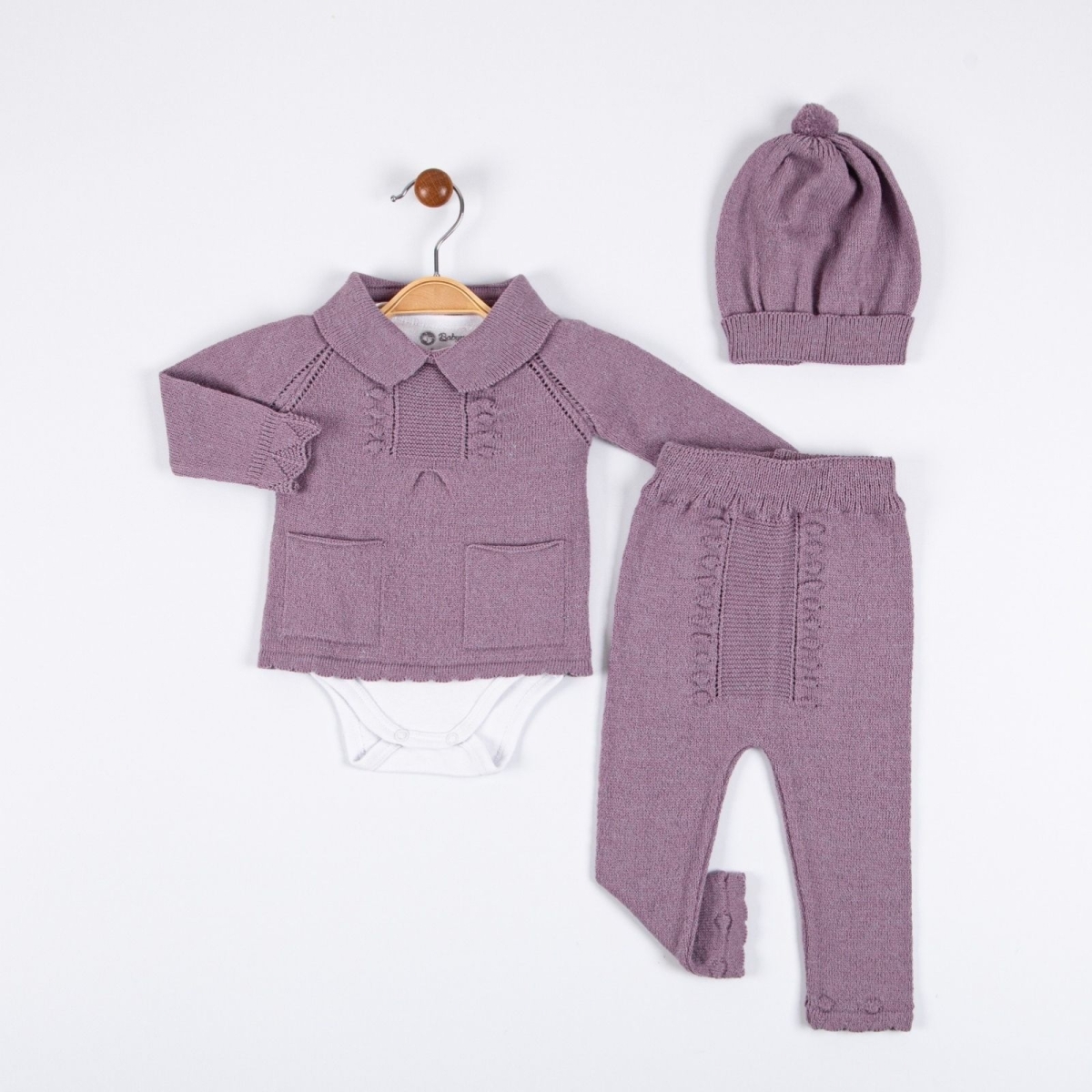 BABY MY 4087-KIZ 3/9 AY TRİKO 4 LÜ SET