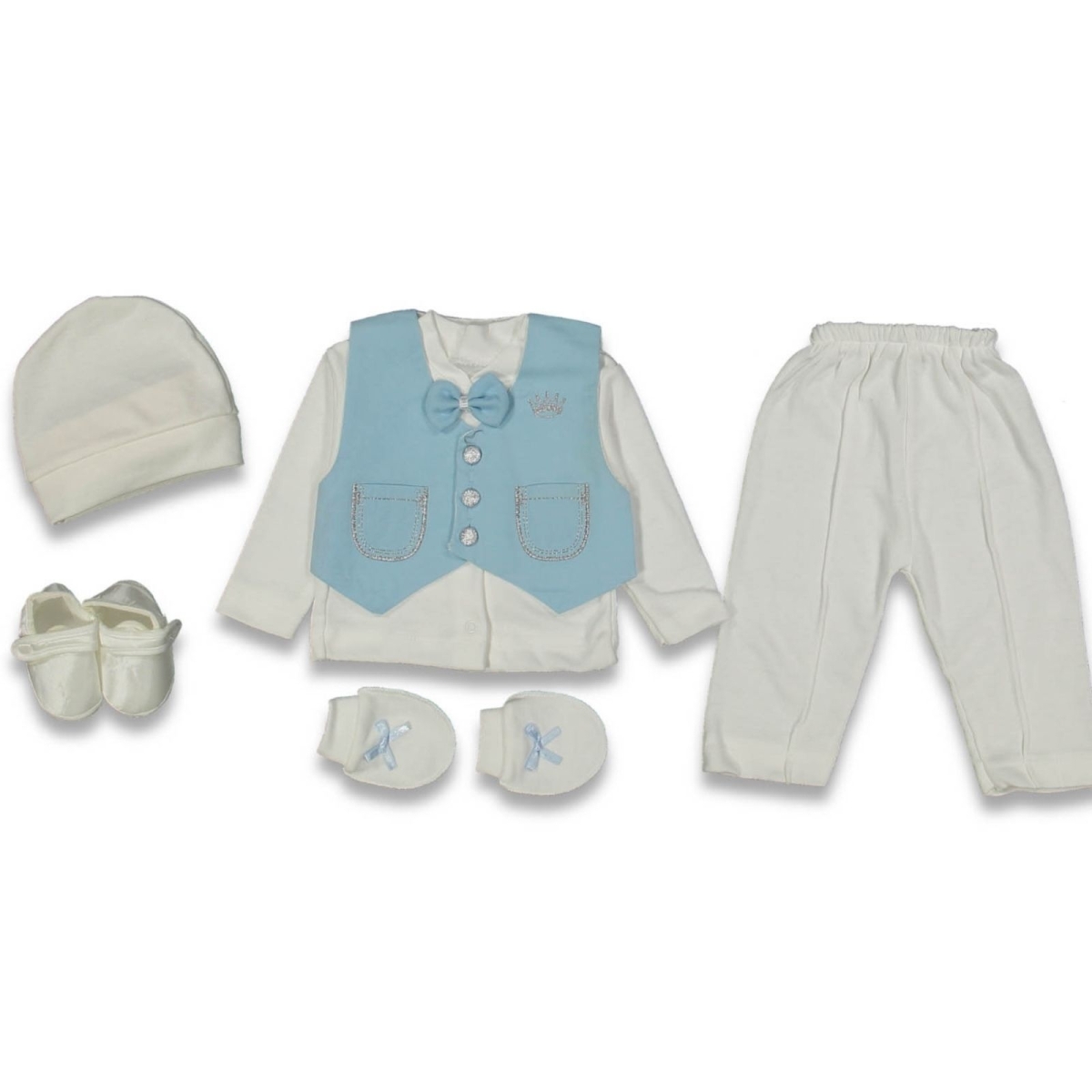 BABYSHAHKİDS 2212-ERKEK 6/6 AY CLASSIC ERKEK MEVLÜT TAKIMI