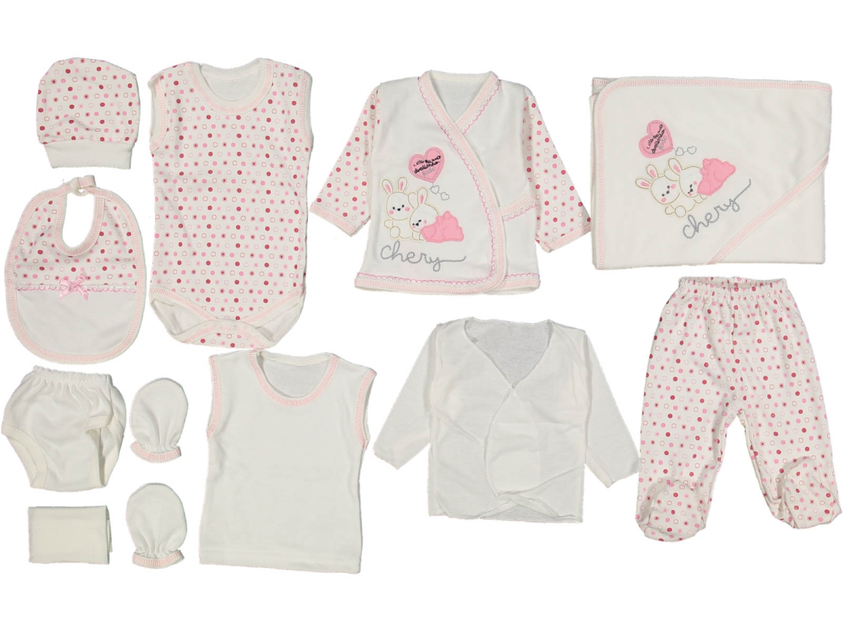 BEBE 11Lİ TAVŞANLI CHERY SET