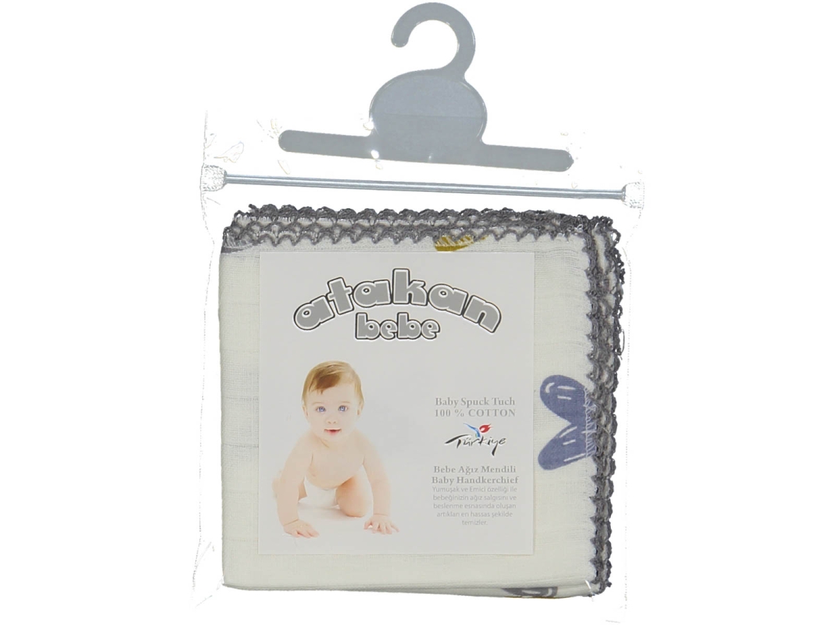BEBE 28x28 6LI MÜSLİM AĞIZ MENDİLİ