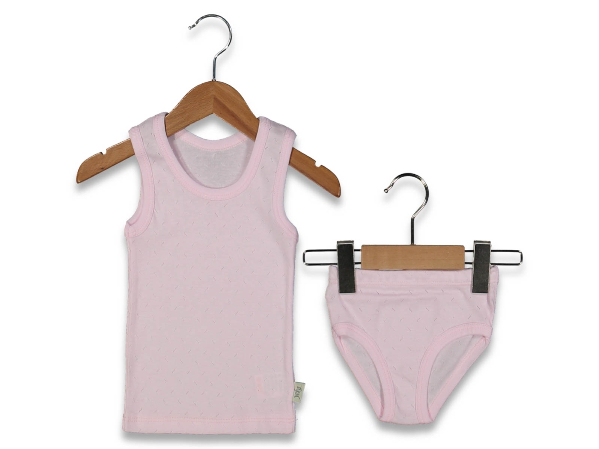 BEBE 4/6 YAŞ JAKARLI ATLET KİLOT ASKILI