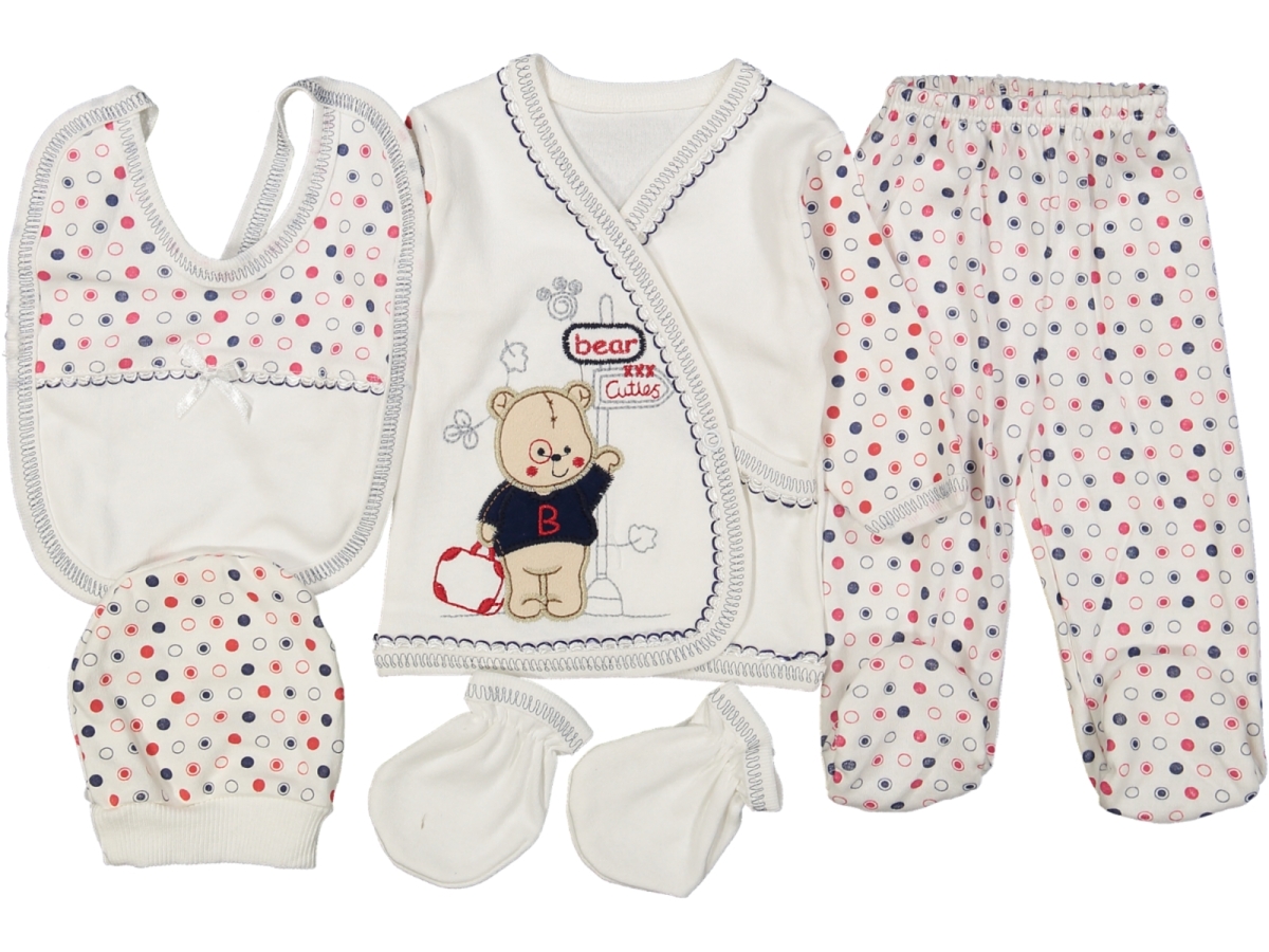BEBE 5Lİ ÇANTALI AYI SET