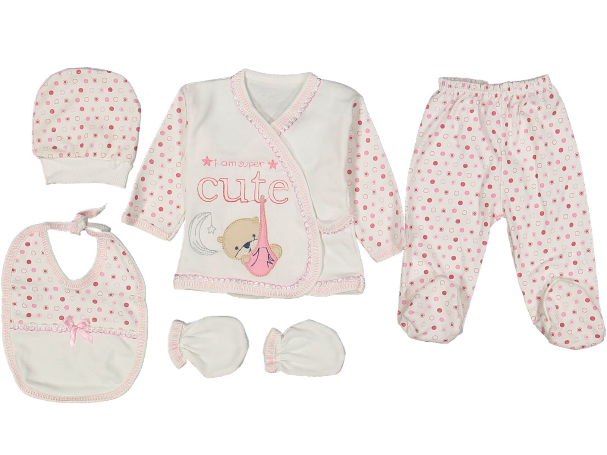 BEBE 5Lİ CUTE NAKIŞ KUNDAKLI AYI SE