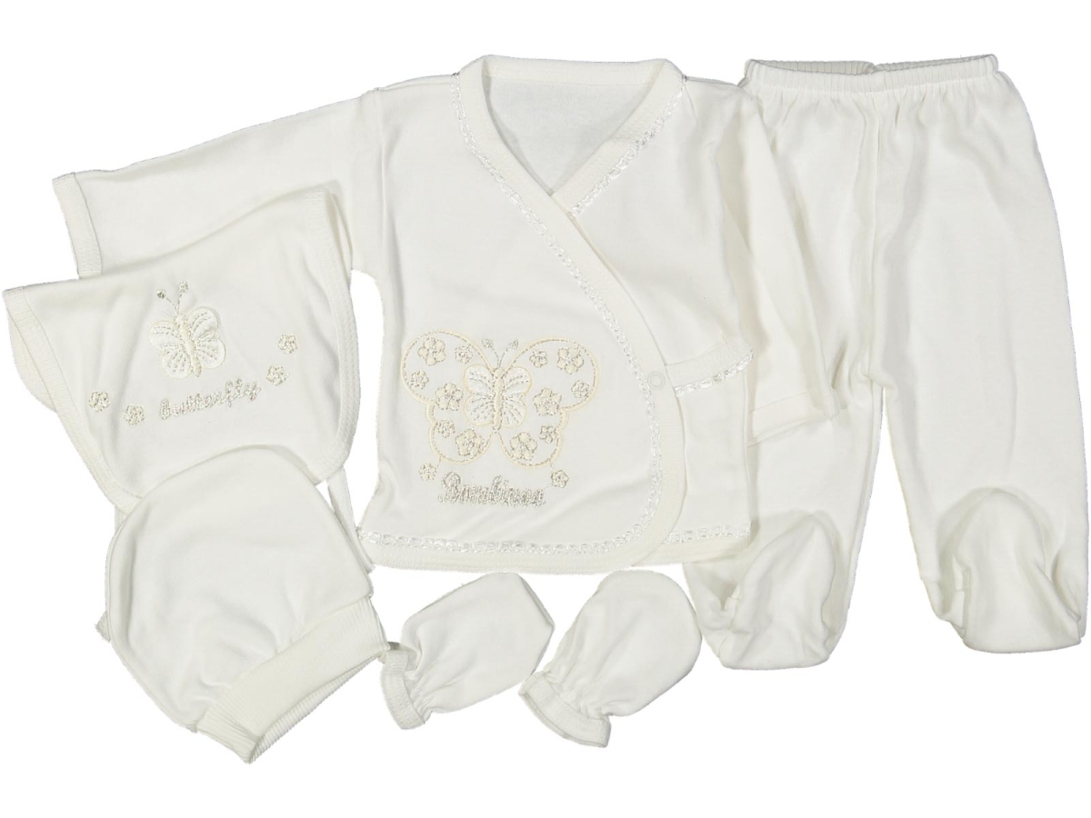 BEBE 5Lİ KELEBEK NAKIŞ SETİ ZIBIN