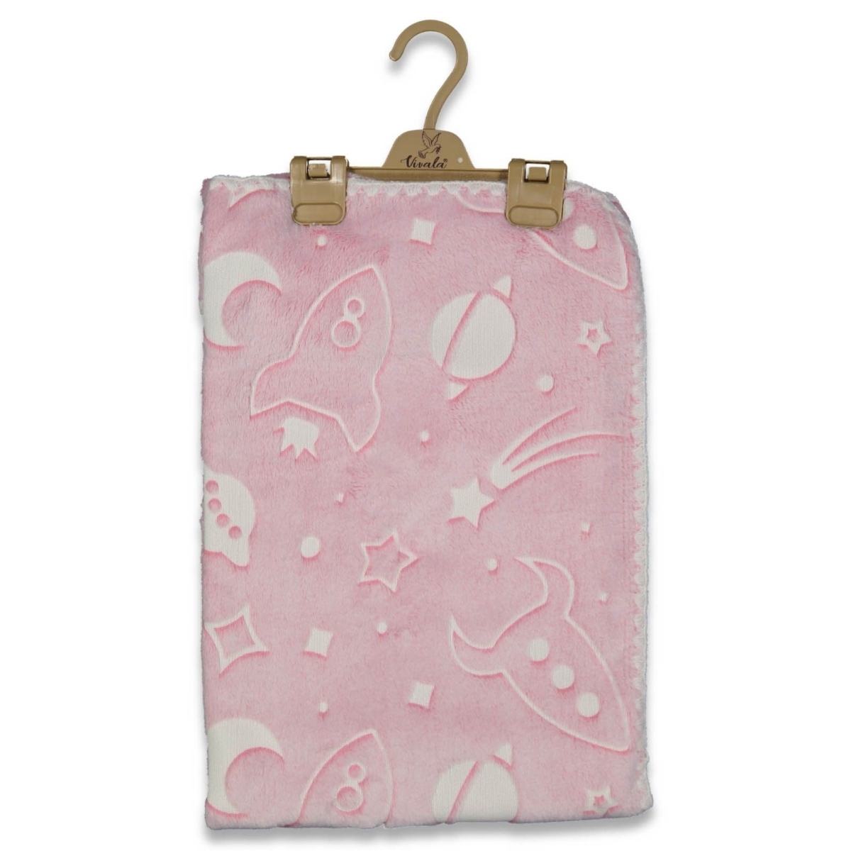 BEBE 80*90  KUZU WELSOFTLU ROKET UZAY FİGÜRLÜ  BAT