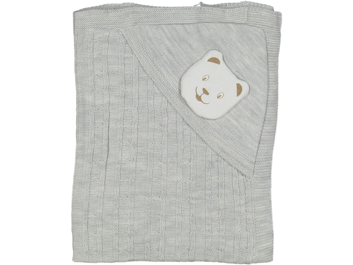 80X90 CM ASKILI TRİKO AYI FİGÜRLÜ ŞAPKALI BATTANİY