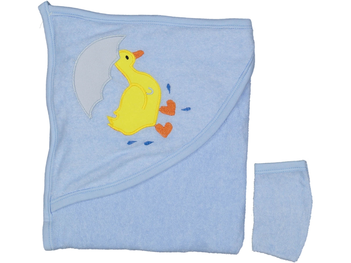 BEBE RENKLİ ŞEMSİYELİ ÖRDEK HAVLU