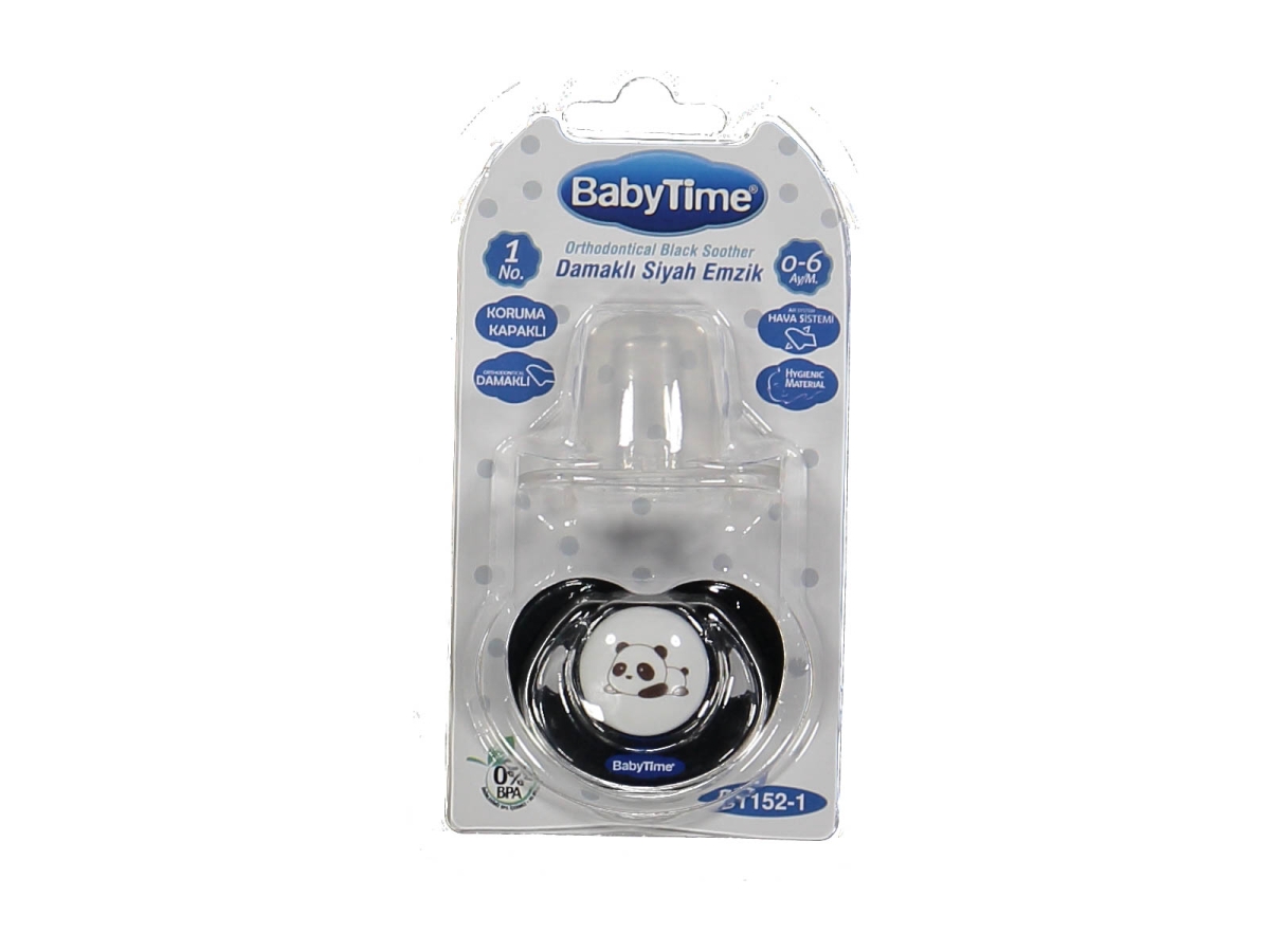 BEBE SİL.EMZİK DAMAK KOR.KAP.SİYAH GÖVDE