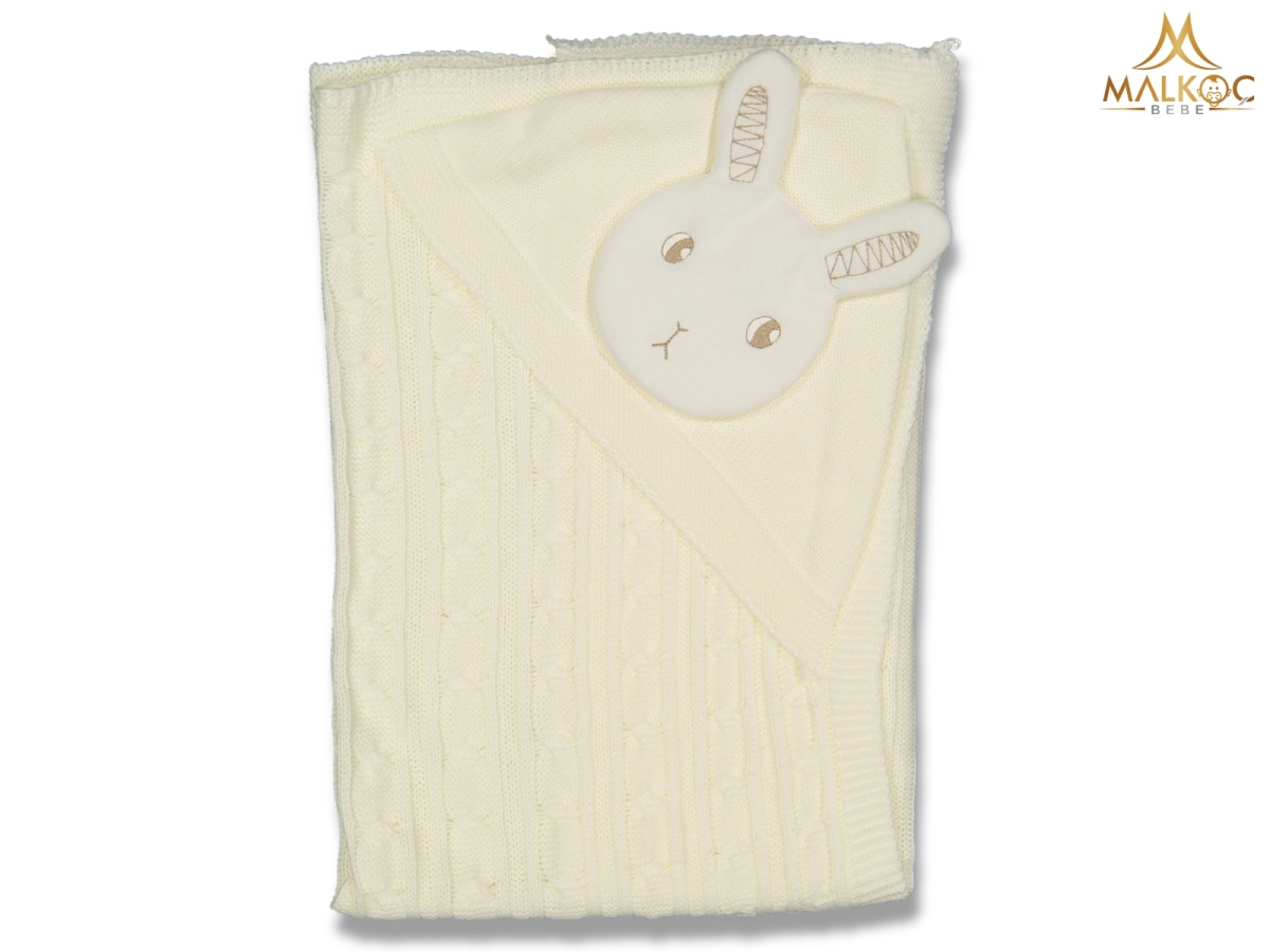 BEBE TAVŞANLI SADE ŞAPKALI TRİKO BATTANİ