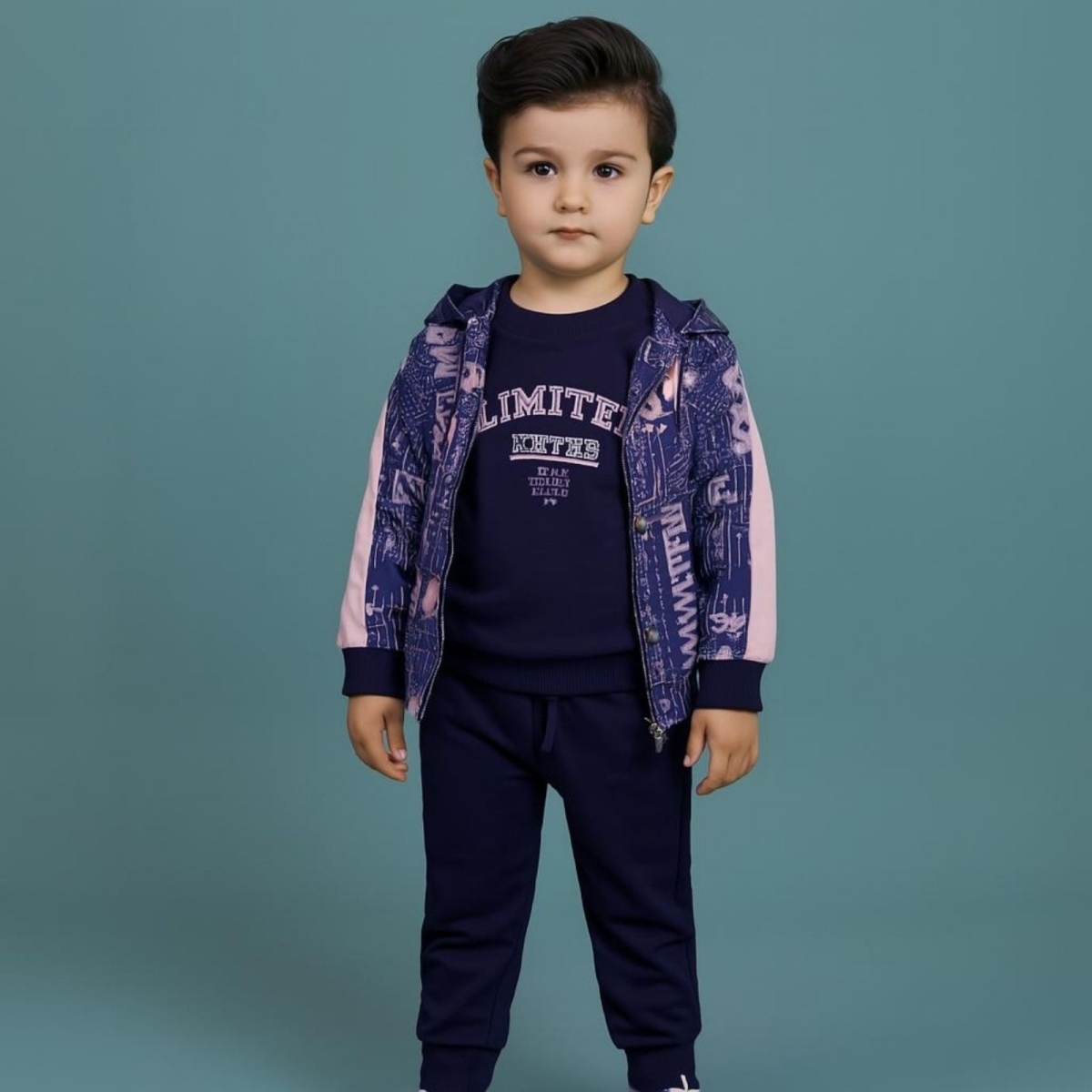 COMFORT BABY 1004-ERKEK 9/24 AY YELEKLİ ÜÇLÜ ERKEK TAKIM