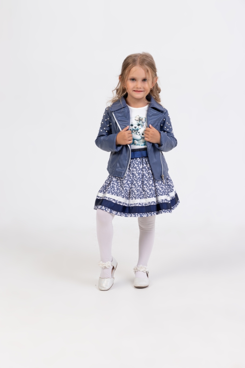 DERİ CEKETLİ 3LÜ TKM.3/4/5 YAŞ