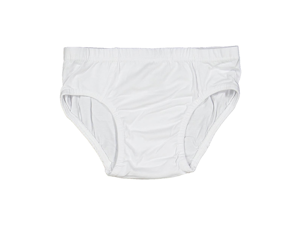 ERKEK 10/11 YAŞ BEYAZ LİKRALI KOM SLİP 