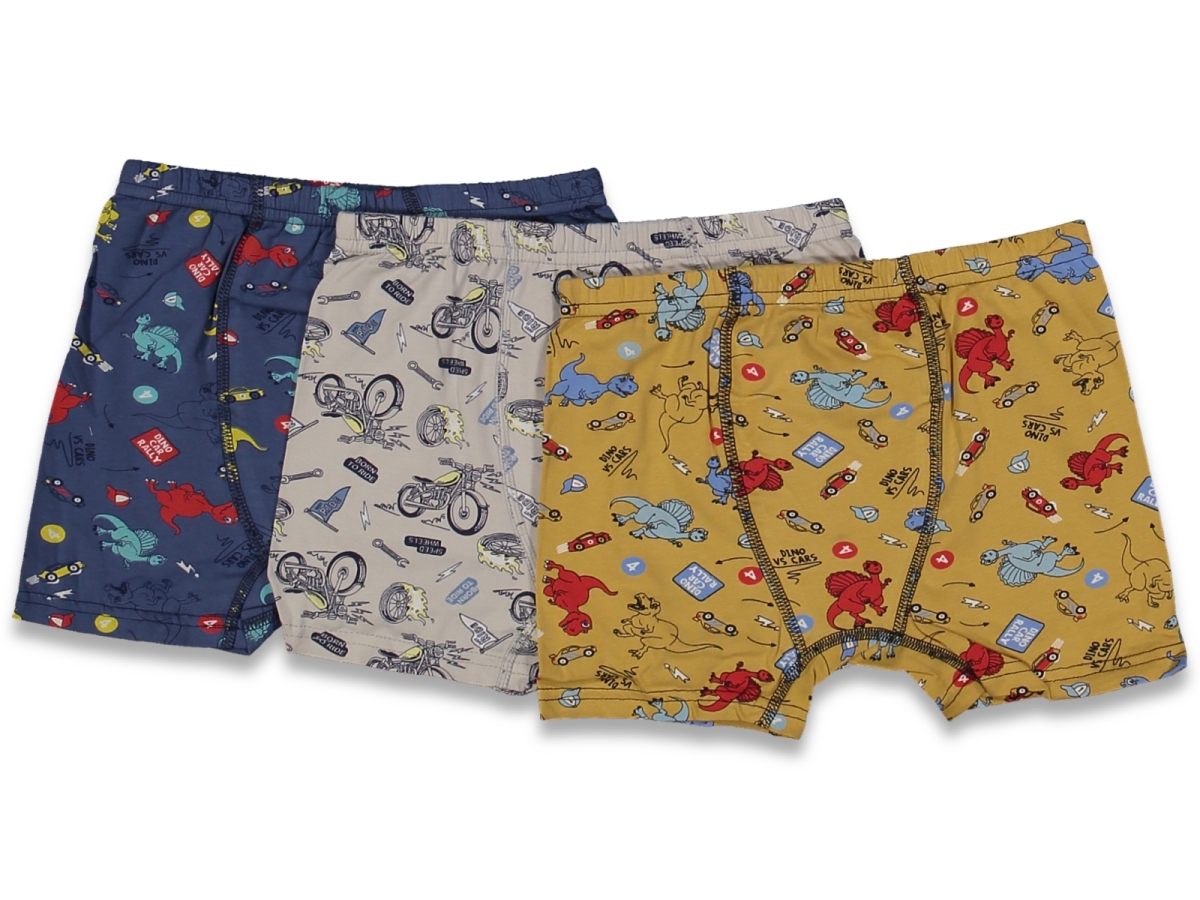 ERKEK 10/11  YAŞ  KARIŞIK BASKILI 12&#039;Lİ BOXER