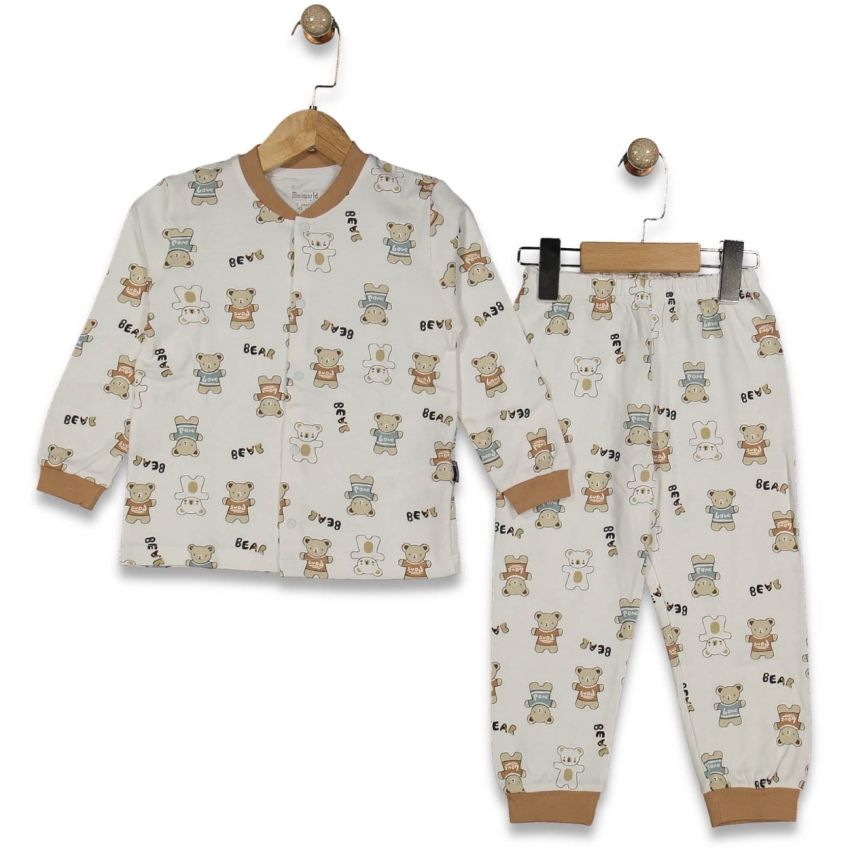 ERKEK 10/12 YAŞ BEAR AYILI PJAMA TAKIM