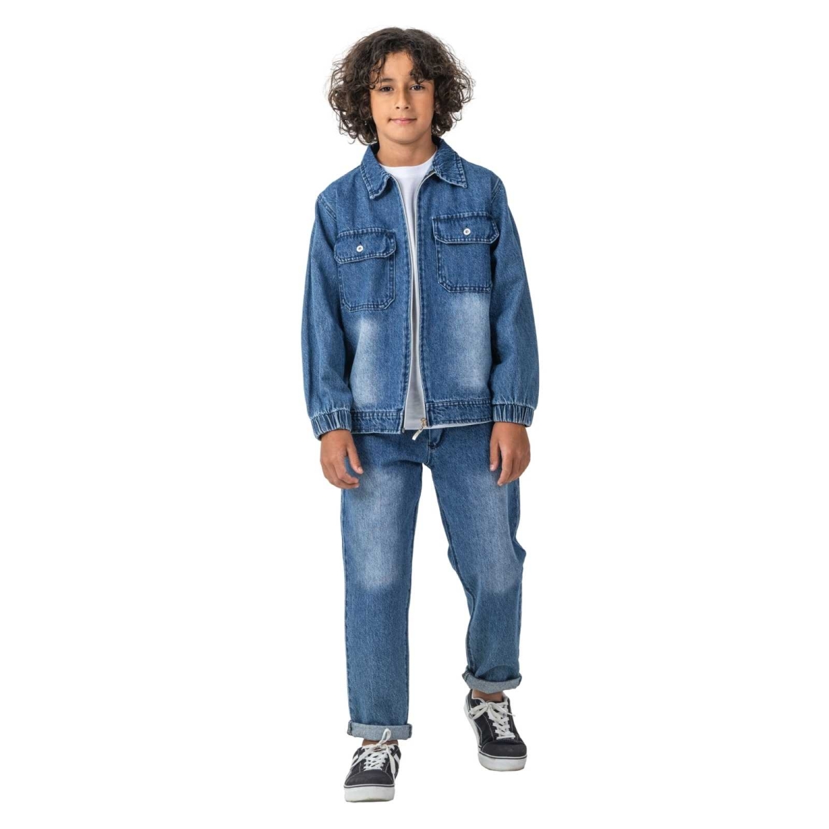 ERKEK 10/13 YAŞ KOT GÖMLEKLİ 3 LÜ TAKIM