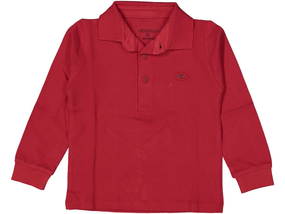 ERKEK 10/13 YAŞ NAKIŞLI LACOSTE YAKALI SWEAT