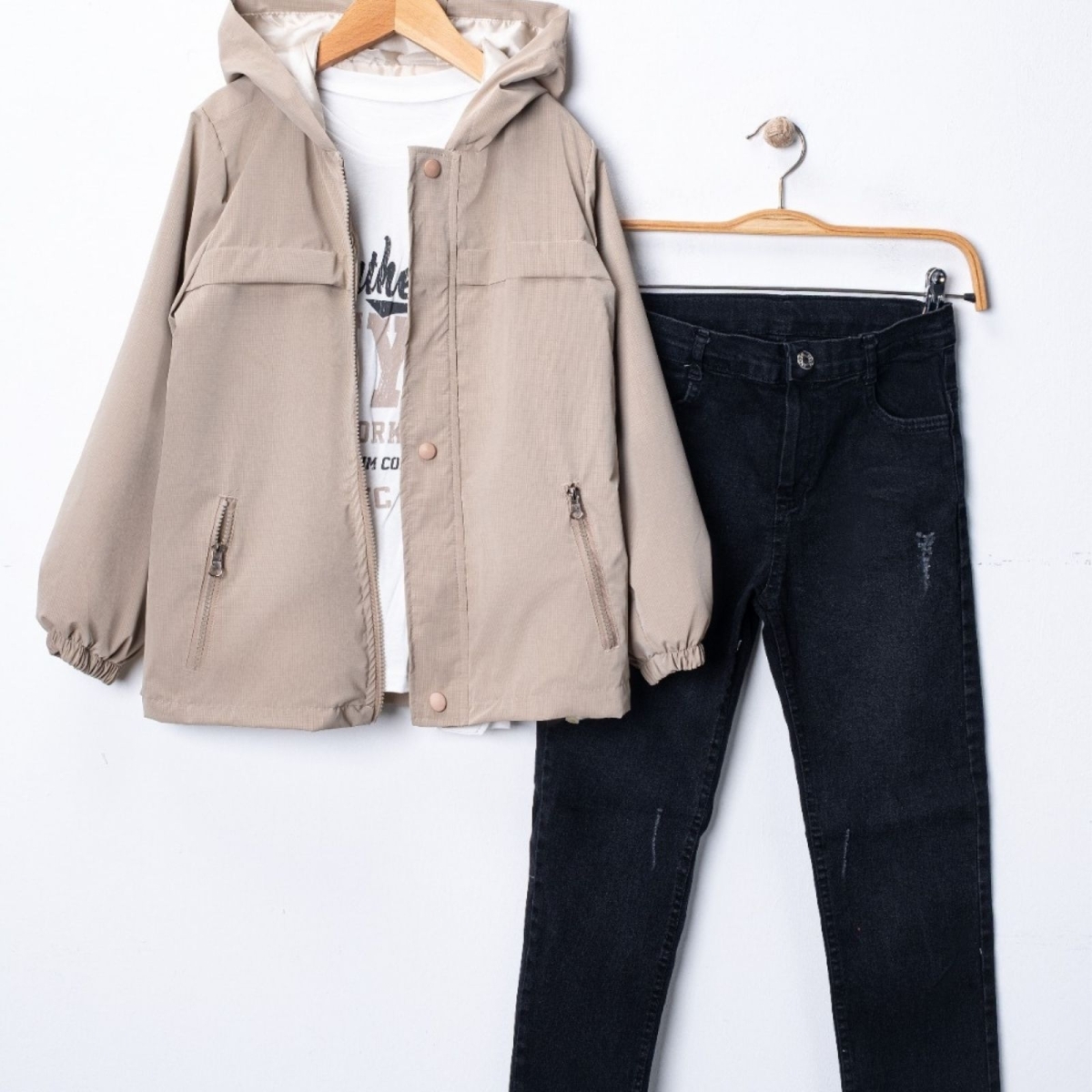 ERKEK 10/13 YAŞ NYC YAĞMURLUK 3'LÜ TAKIM