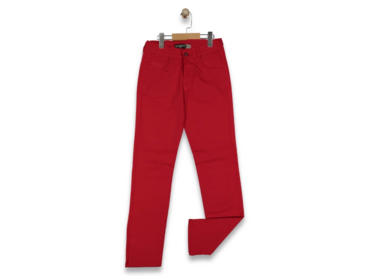 ERKEK 10/14 YAŞ ORTA OKUL BOY RENKLİ KETEN PANTALON