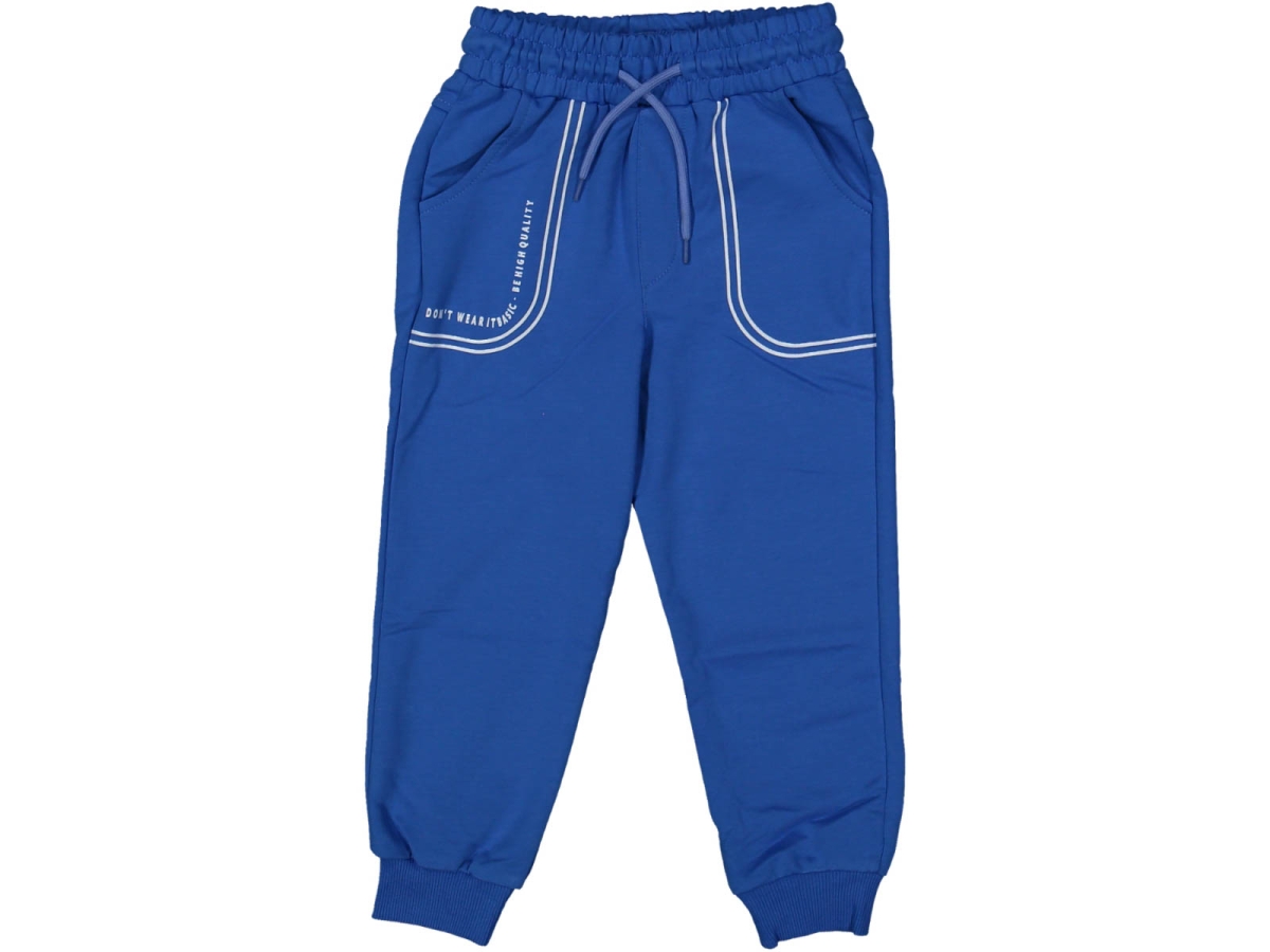 ERKEK 10/14 YAŞ ŞERİTLİ CEP BASKILI EŞOFMAN ALTI