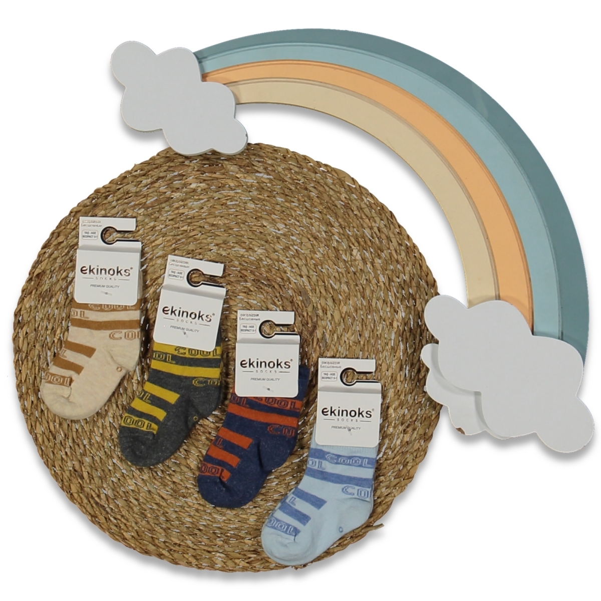 ERKEK 1/1 AY 12&#039;Lİ TALON DESEN ERKEK BEBE MEVSİMLİ