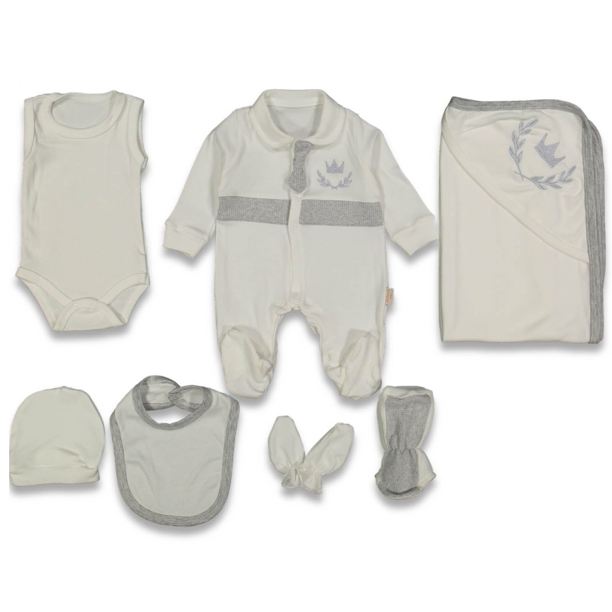 ERKEK 1/1 AY GRAVATLI WAFFIL DETAYLI 7 Lİ SET