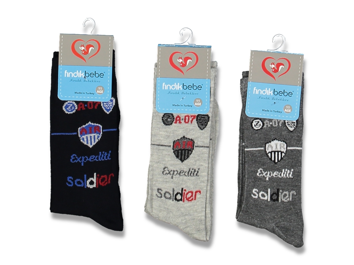 ERKEK 11 YAŞ 12&#039;Lİ KARIŞIK DESEN ÇOR