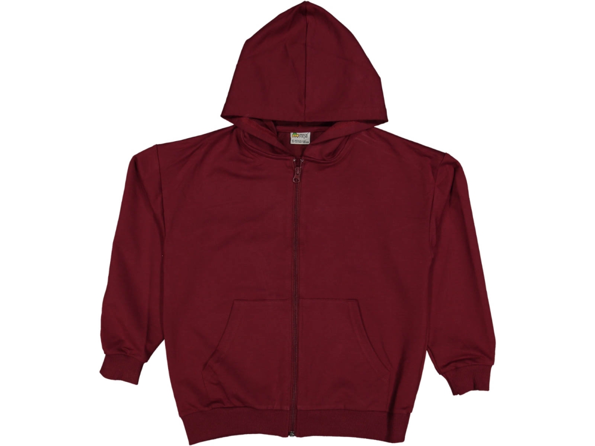 ERKEK 11/14 YAŞ KAPŞONLU FERMUARLI SWEAT HIRKA