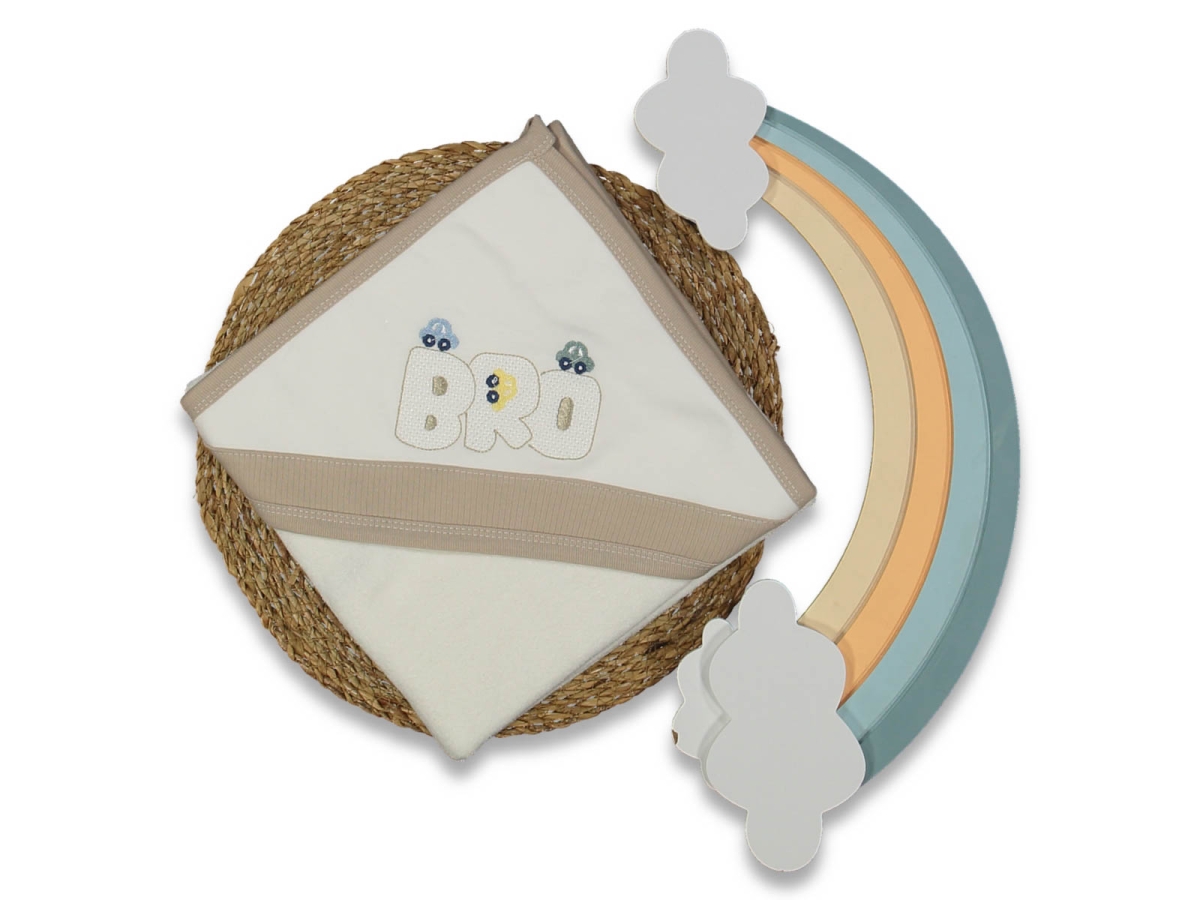 ERKEK 1/12 AY BRO NAKIŞLI HAVLU SİLGİ