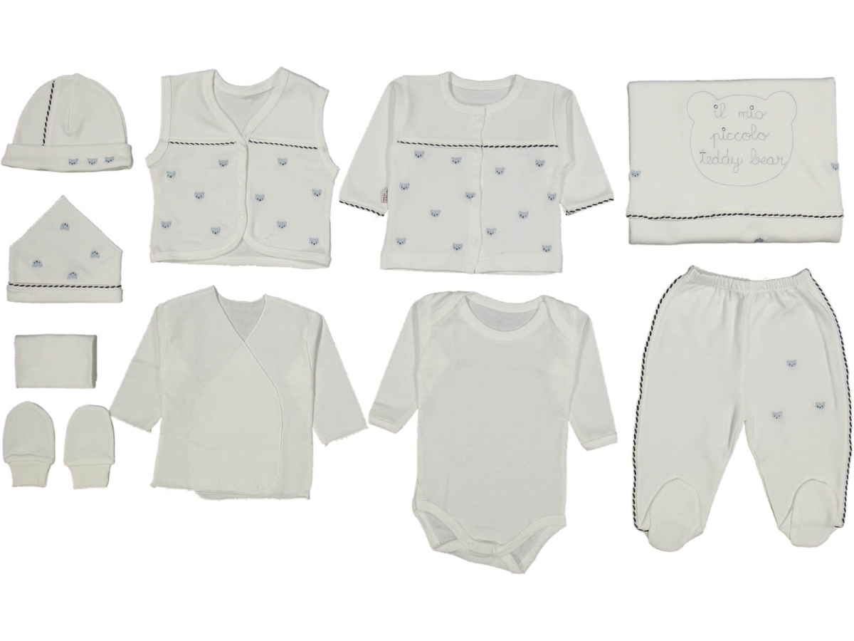 ERKEK 1/3 AY AYI KAFA BASKILI 10LU ZIBIN SET