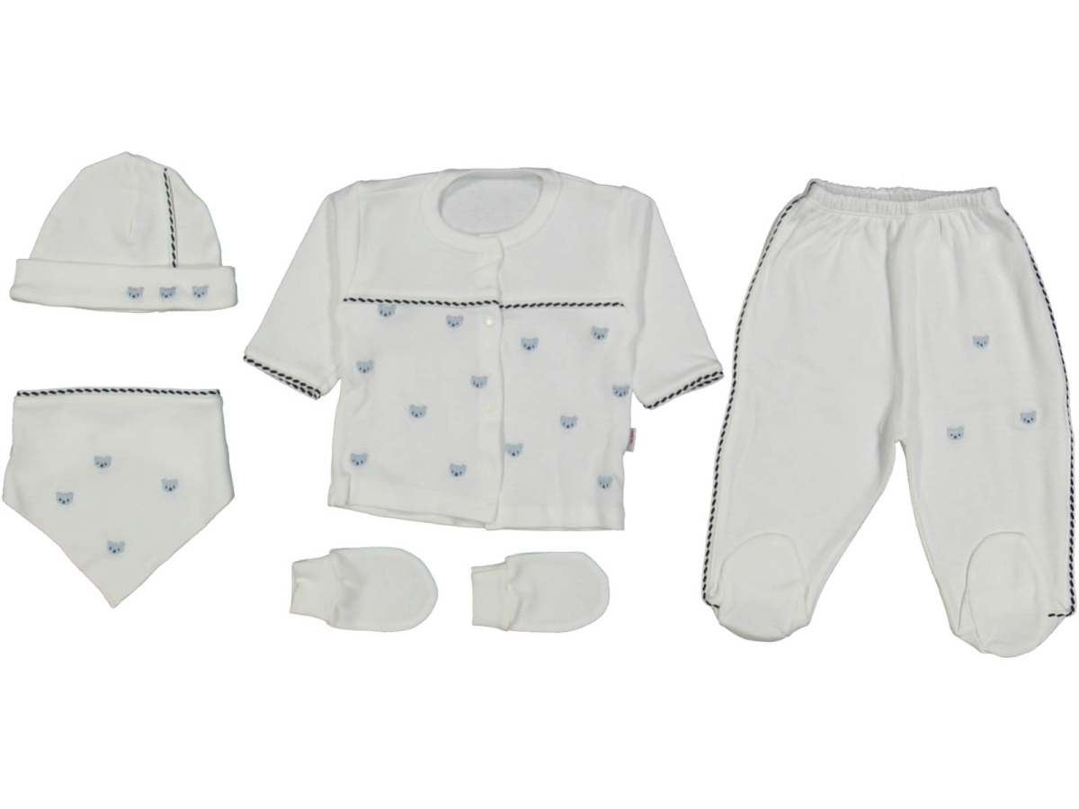 ERKEK 1/3 AY AYI KAFALI ŞERİTLİ 5Lİ SET