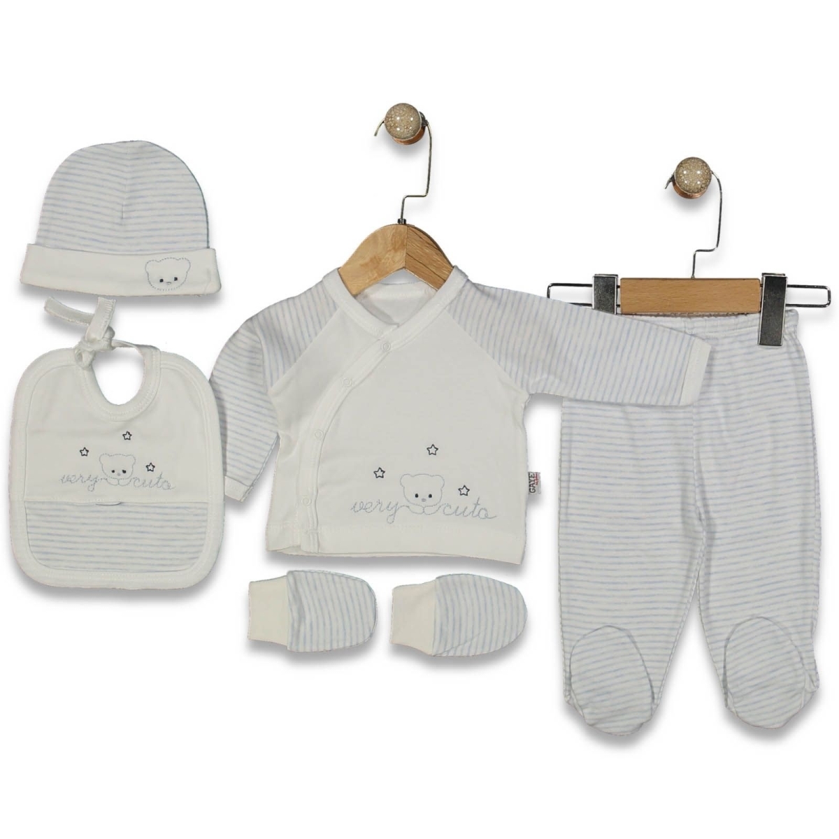 ERKEK 1/3 AY CUTE 5Lİ ZIBIN SET