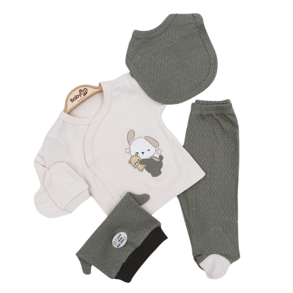 ERKEK 1/3 AY KÖPEK NAKIŞLI 5 Lİ ZIBIN  TAKIM