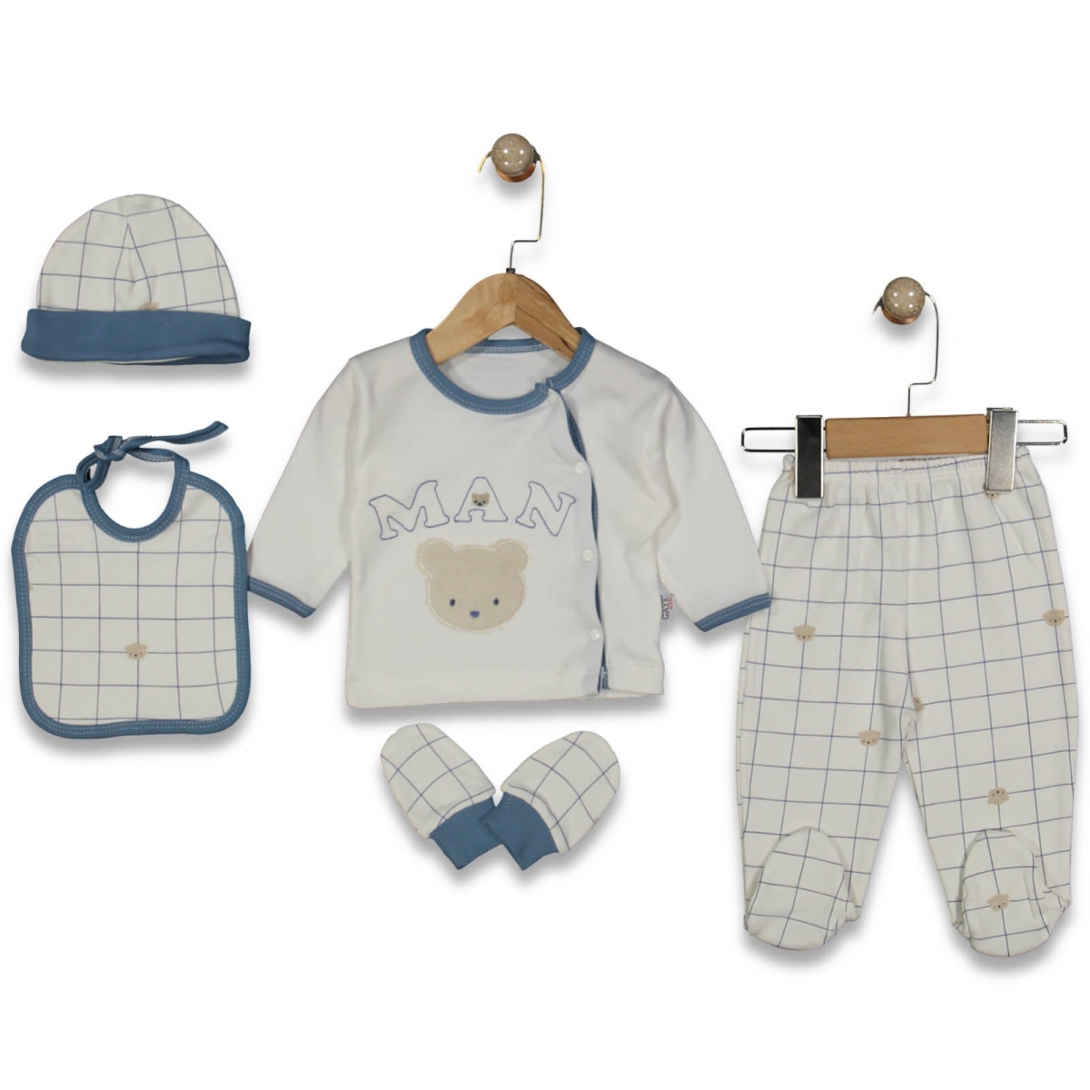 ERKEK 1/3 AY MAN ASKILI 5Lİ SET