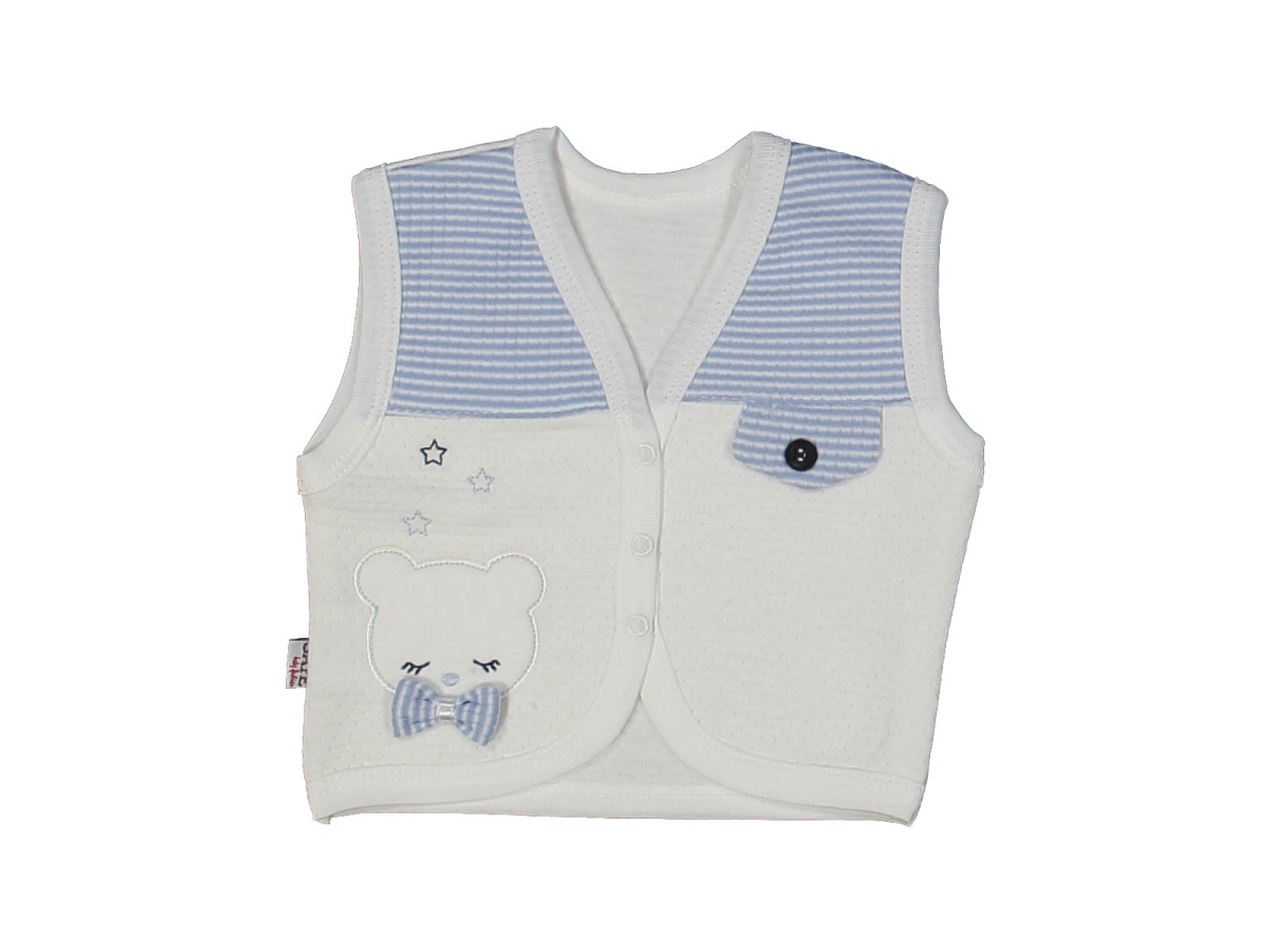 ERKEK 1/3 AY TRİKO AYILI YELEK