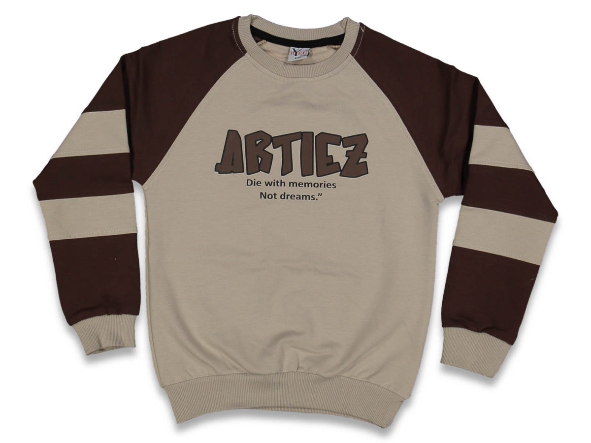 ERKEK 13/16 YAŞ 2İP ARTIEZ SWEAT SFR YK