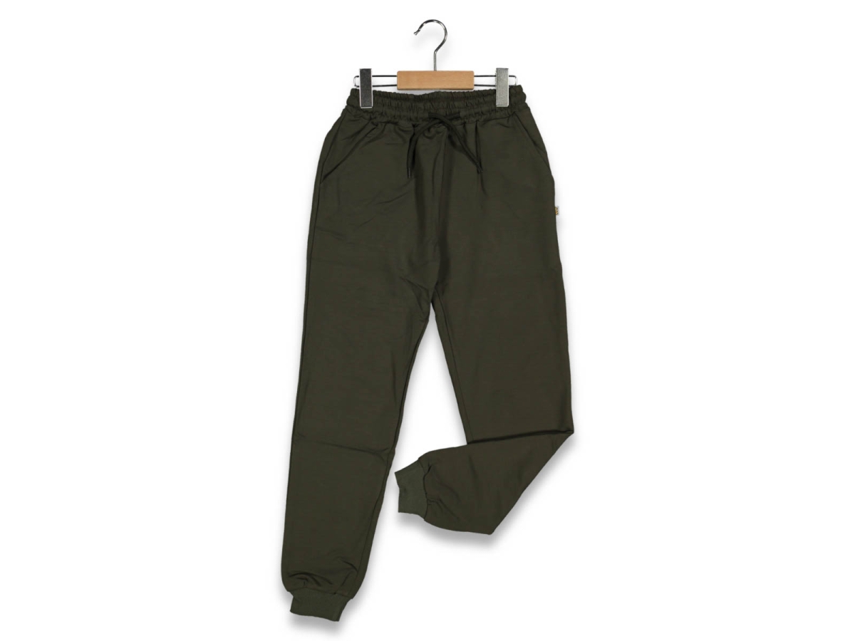 ERKEK 13/16 YAŞ CEPLİ PAÇA LASTİKLİ 2İP BASIC EŞOFMAN TEK ALT