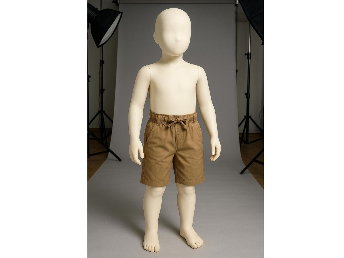 ERKEK 1/4 YAŞ BELİ İPLİ KETEN KAPRİ