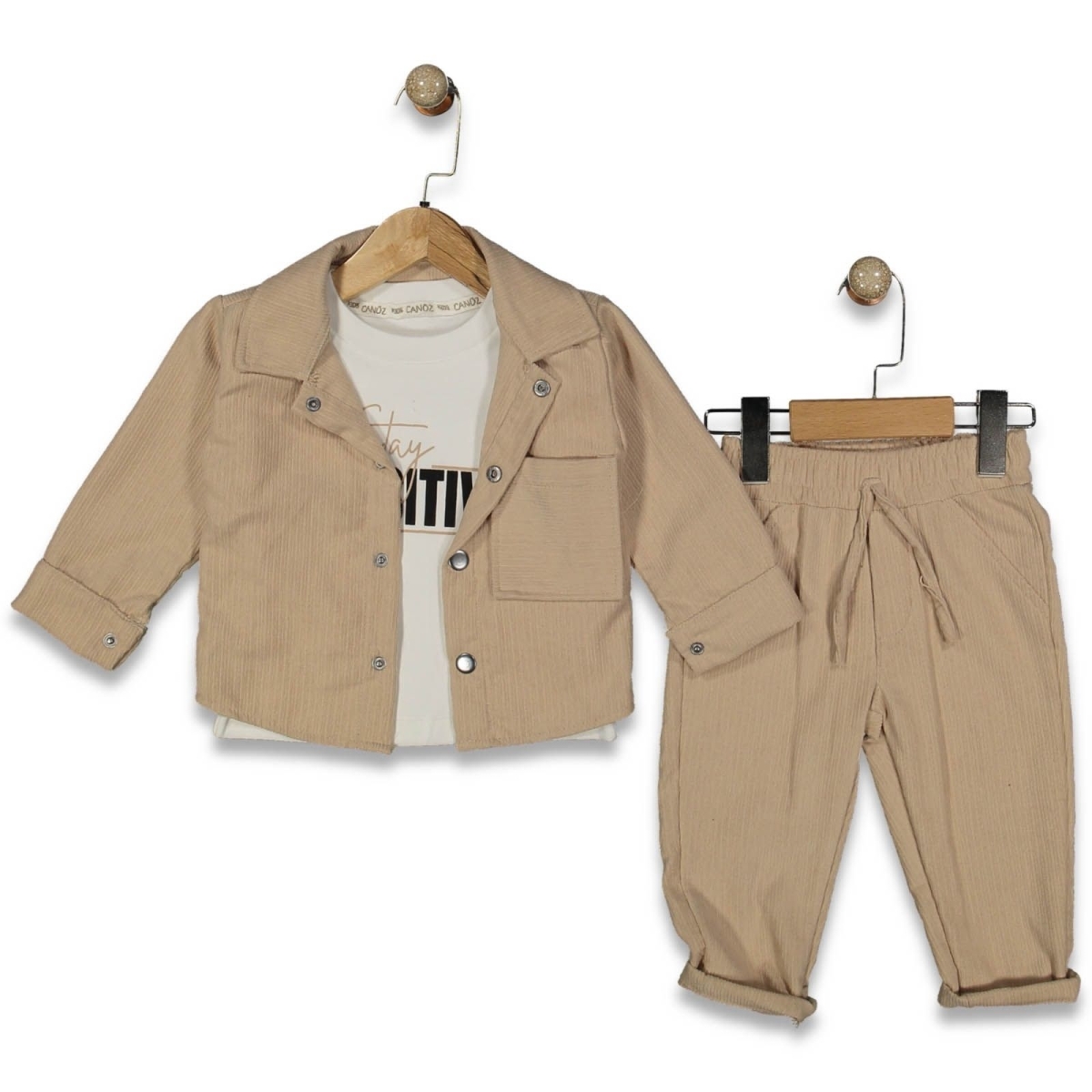 ERKEK 1/4 YAŞ KADİFE 3 LÜ TAKIM