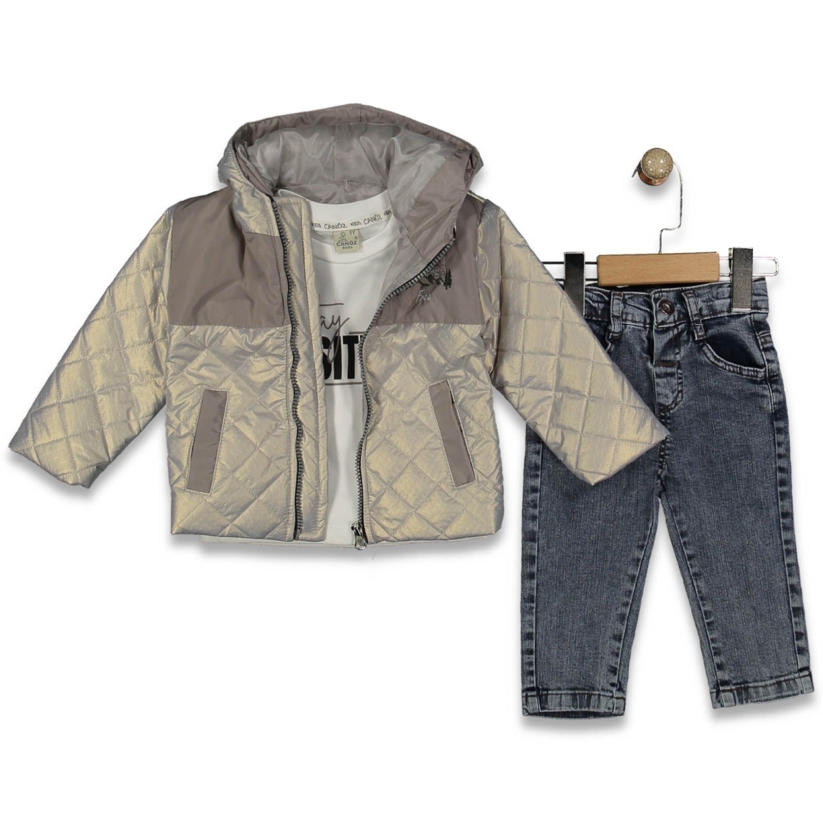 ERKEK 1/4 YAŞ KAPİTONE MONT 3 LÜ TAKIM