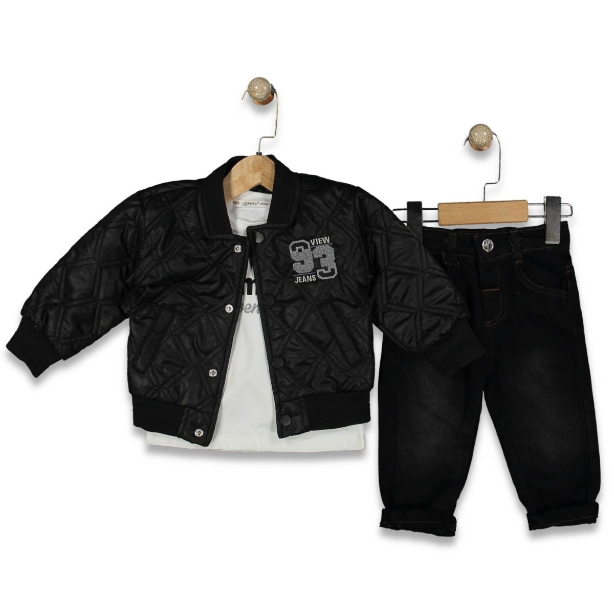 ERKEK 1/4 YAŞ KAPİTONE MONT 3 LÜ TAKIM