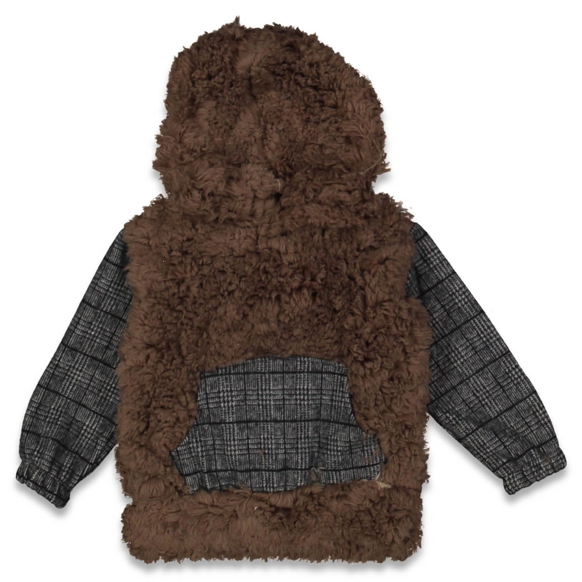 ERKEK 1/4 YAŞ KOLLAR EKOSELİ KAPŞONLU WELSOFT SWEA